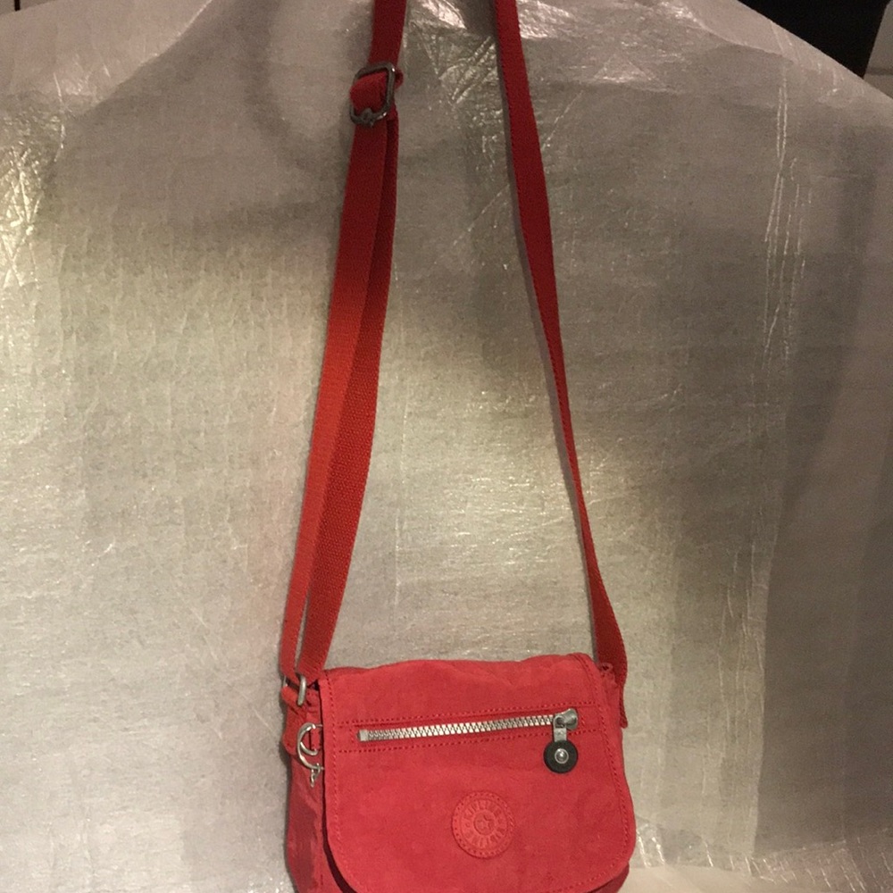 Kipling Red Crossbody Shoulder Bag